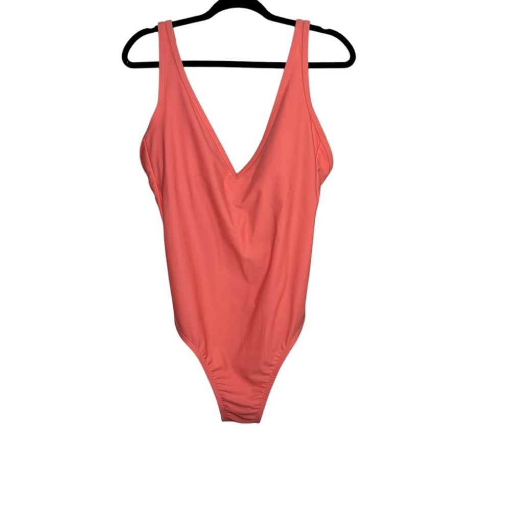 NWT Kona Sol Women’s Coral One-Piece Swimsuit, Size L (12-14)